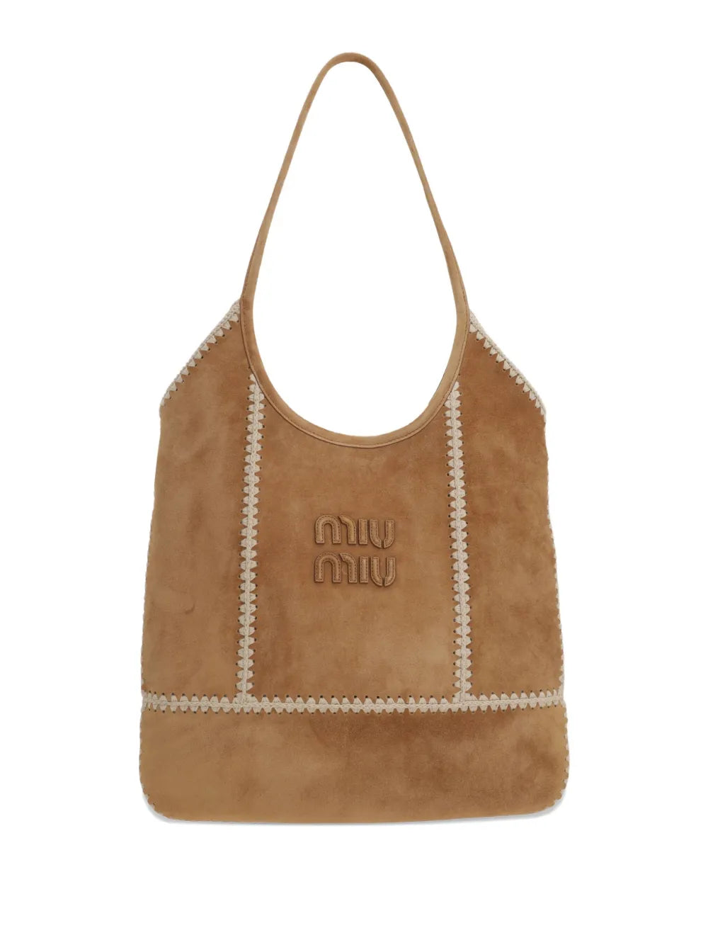 Ivy Suede Crochet Patchwork Tote
