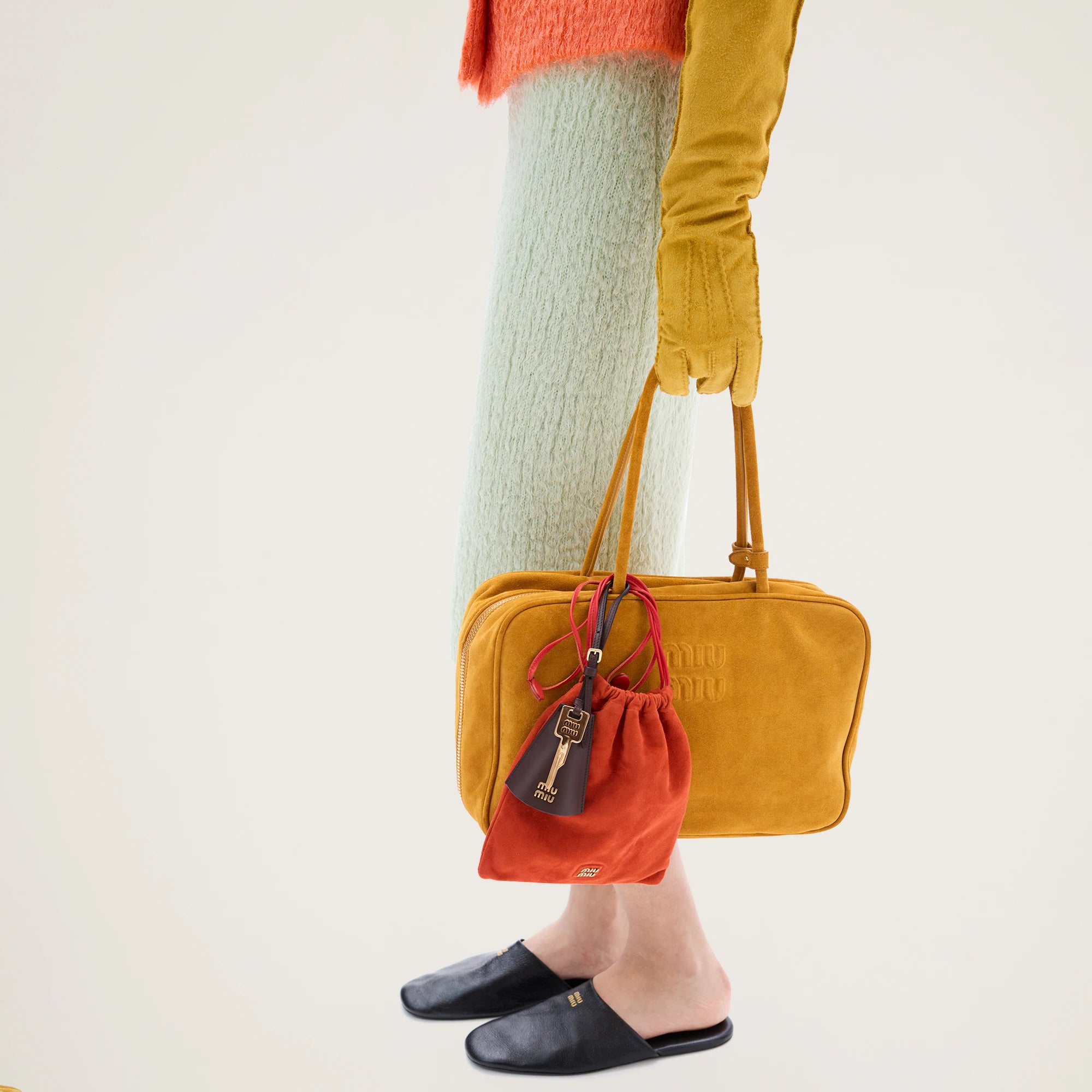 Suede Beau bag