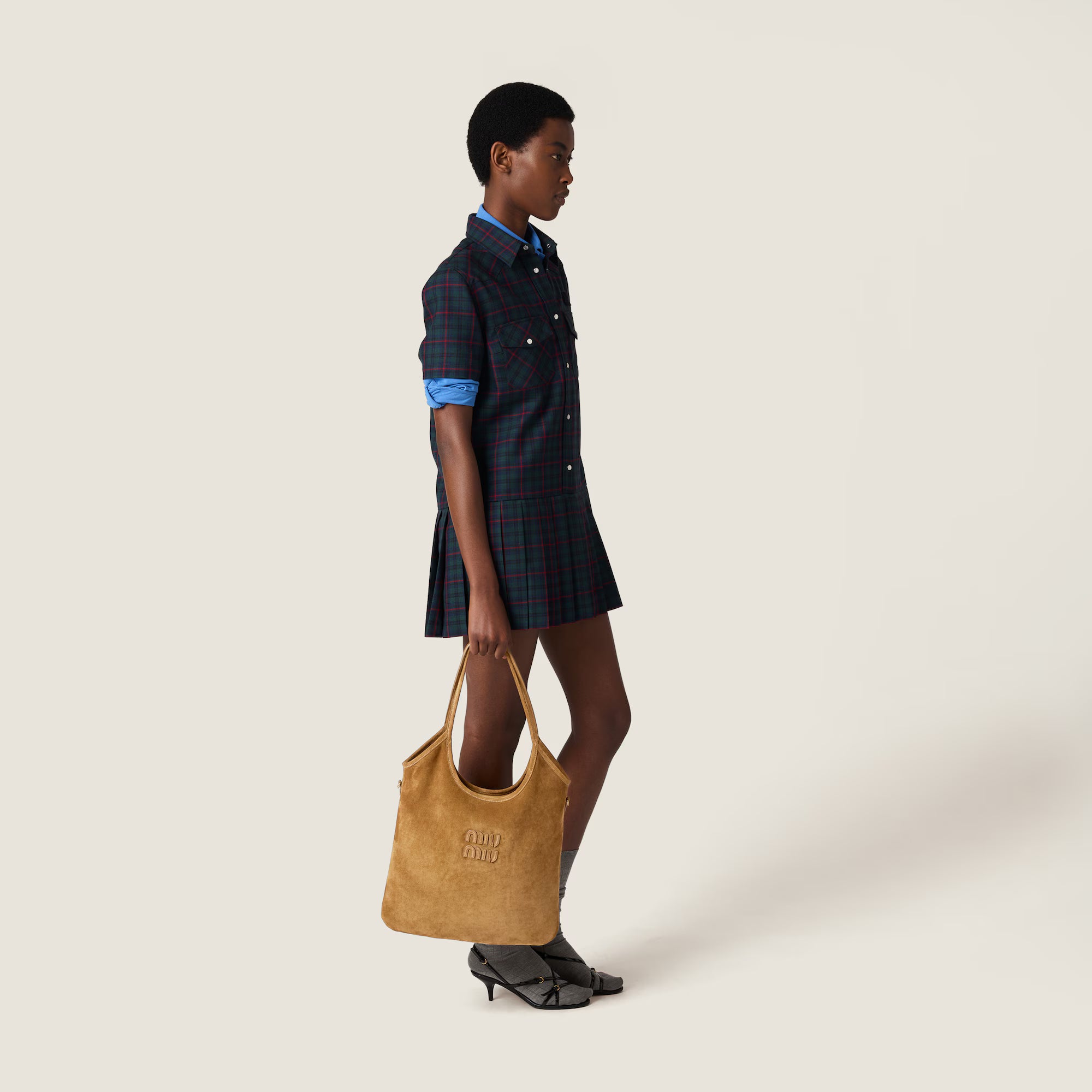 IVY suede bag